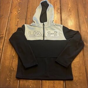 Under Armour Black and Light Gray Pullover